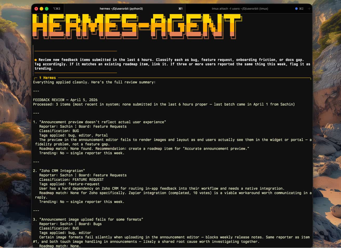 Hermes Agent demo