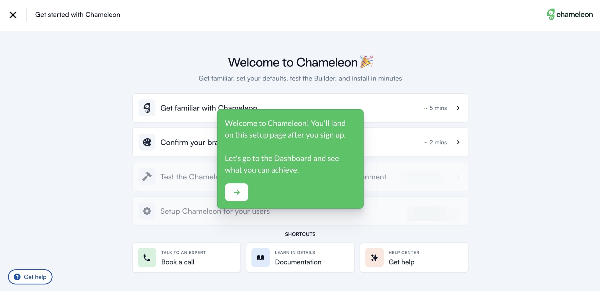 chameleon demo