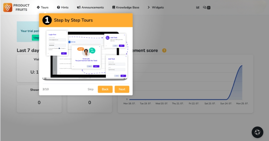 product fruits demo